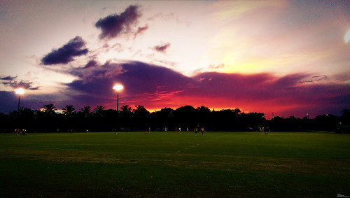 morning school sunset red orange hot color green college field smart silhouette clouds sunrise one evening football warm university phone florida miami soccer scene smartphone canes m8 ncaa hurricanes 305 htc