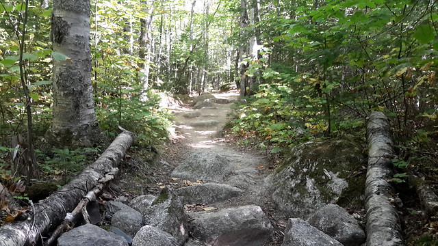 Hiking trail at Baxter State Park
