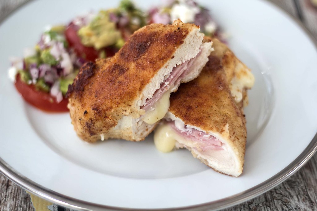 Chicken Cordon Bleu with Cheese and Ham