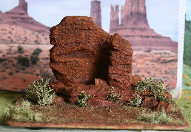 Stablemate Scale Desert Diorama