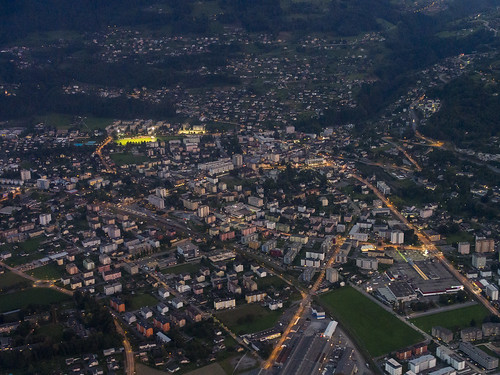 sunset switzerland suisse valais airplaneview monthey