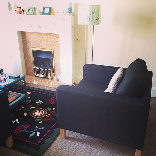 Finished building my armchair so now I can have two people visit at the same time :)