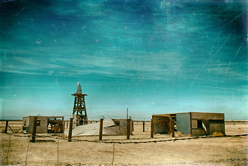 california old sky hot building tower dusty abandoned clouds landscape interesting nikon desert structures dry sunny scratches structure dirty dirt coachellavalley worn weathered d200 dust scratched hdr saltonsea fascinating hwy111 towertank alientower hbmike2000 jetfueltank