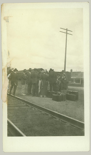 Group at railway
