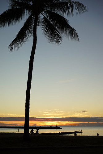 ocean sunset hawaii northshore
