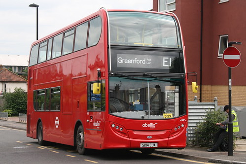 Abellio London West 2445 on Route E1, Greenford Broadway