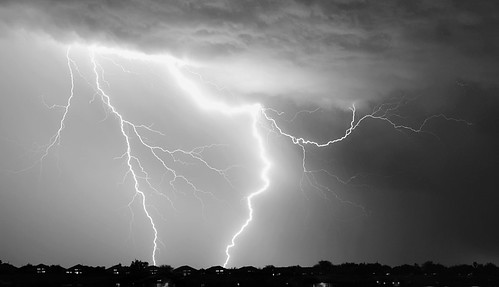 arizona storm night tucson august monsoon lightning thunder