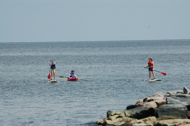 Beat the heat - SUP at Westmoreland State Park