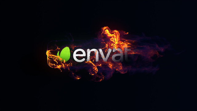 Fire Explosion Logo Reveal - 5