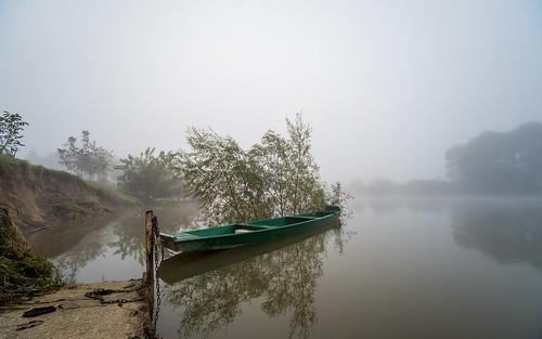 morning boat croatia rivers kupa foggymorning riverkupa nikond600 sigma12244556 jamničkakiselica