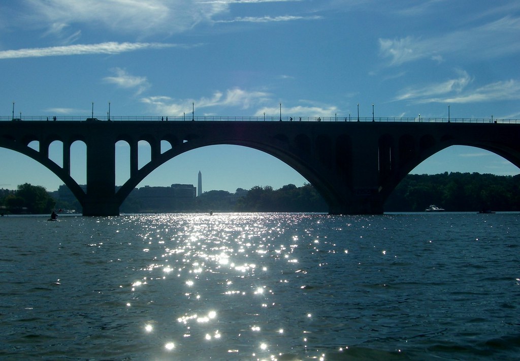 Kayak DC on the water