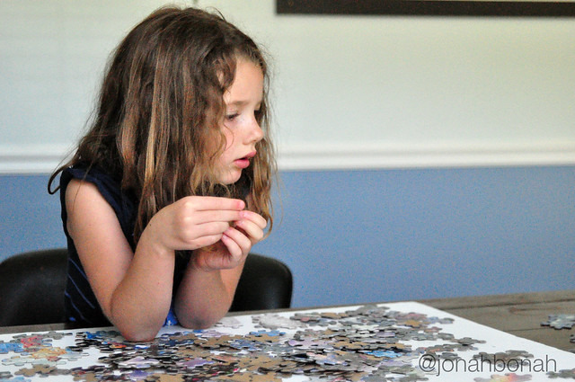 Summer Fun {put together a puzzle}