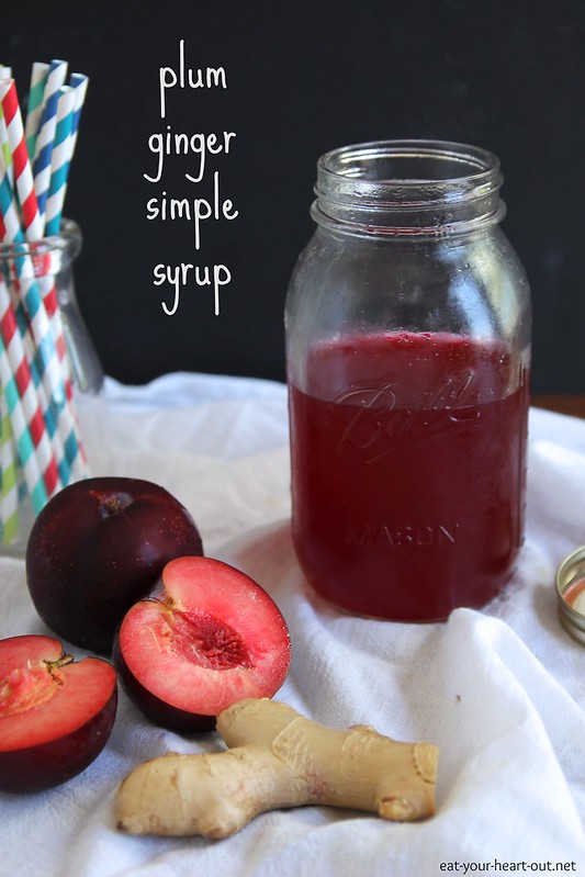 Plum Ginger Simple Syrup