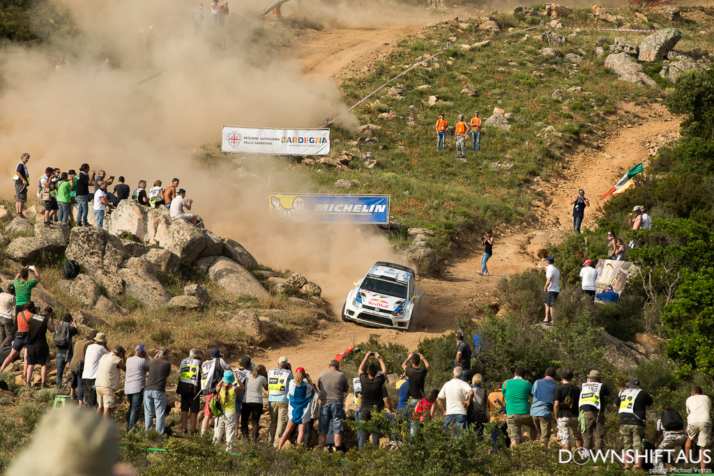 WRC competitors compete in Heat 1 of Rally d'italia Sardegna on stages east of Alghero.