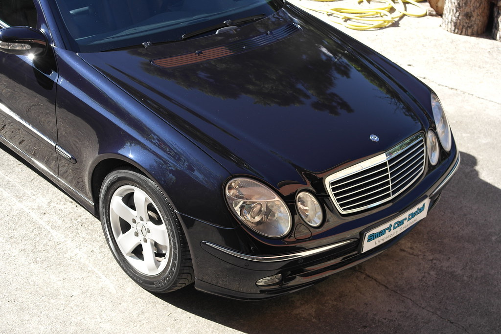 Mercedes Benz Clase E W211 - Corrección de pintura en dos pasos + CarPro Cquartz UK 14656508065_b951ac8492_b
