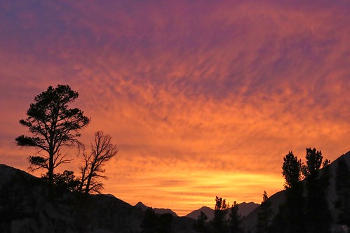 sunset sierra backpack kingscanyonnationalpark johnmuirwilderness