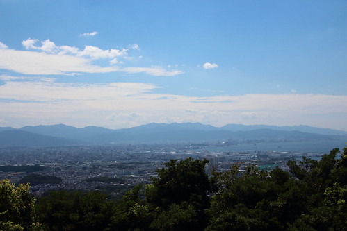 city sky view fukuoka