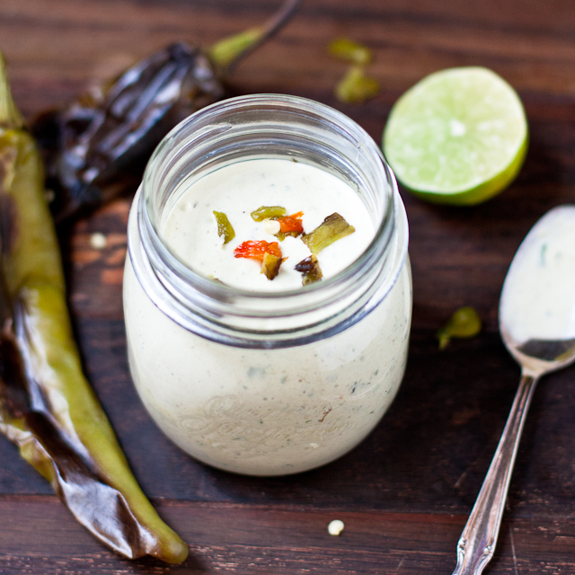 Hatch chile ranch dressing