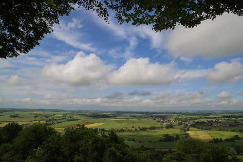 sky france clouds landscape countryside europe burgundy eu overlook paysage bourgogne côtedor lesplusbeauxvillagesdefrance châteauneufenauxois