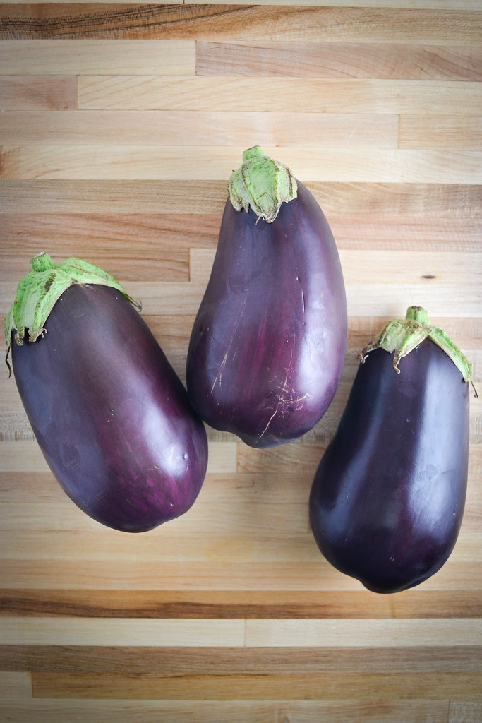 Roasted Eggplant and Chickpeas with Yogurt Tahini Sauce | Things I Made Today