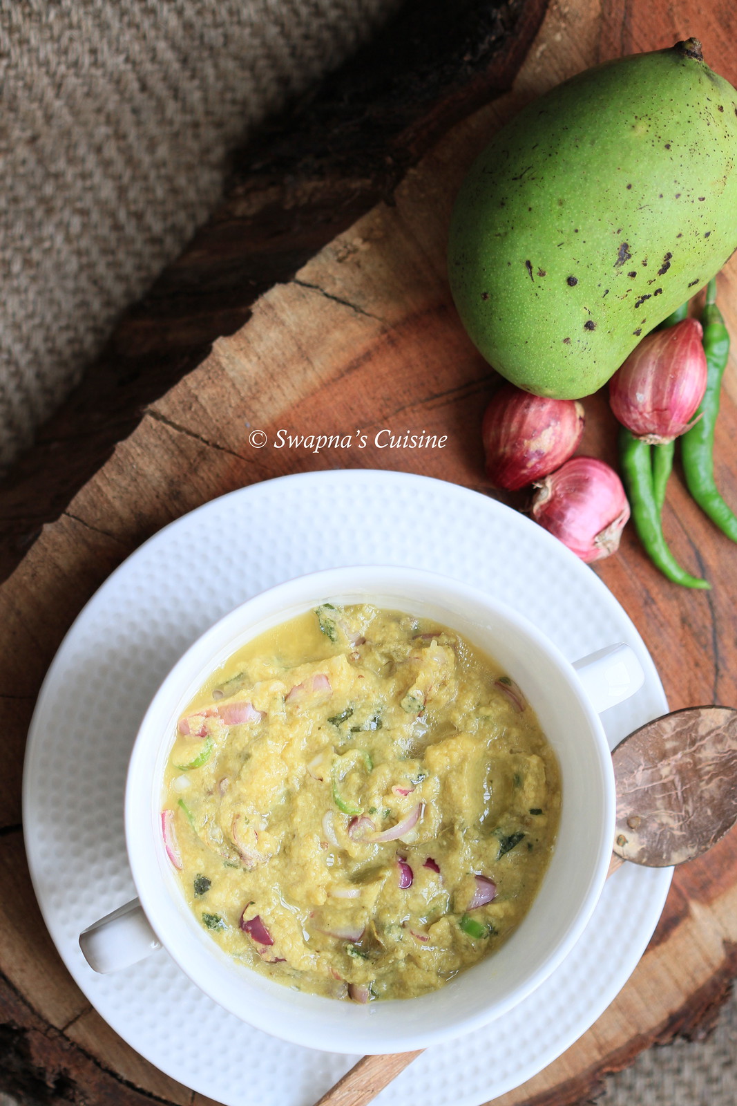 Salted Mango with Shallots