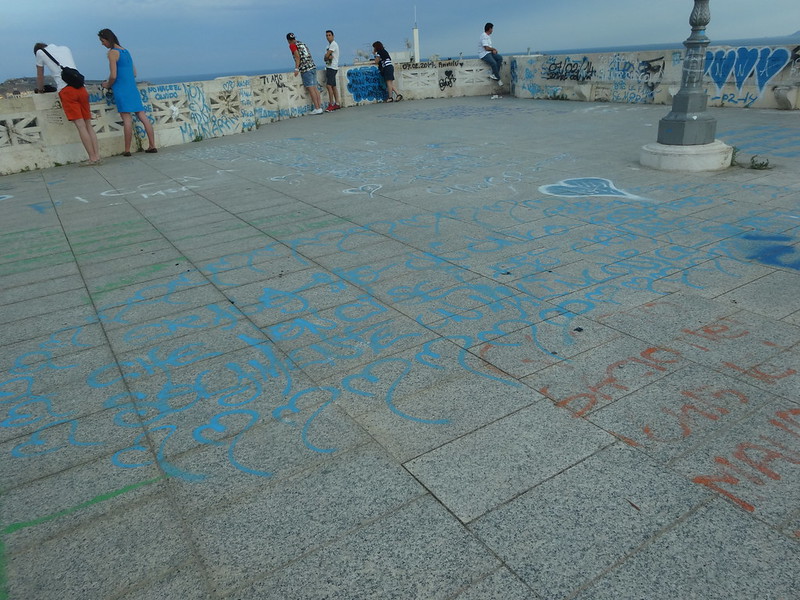 Scrawl from many lovers, Cagliari.