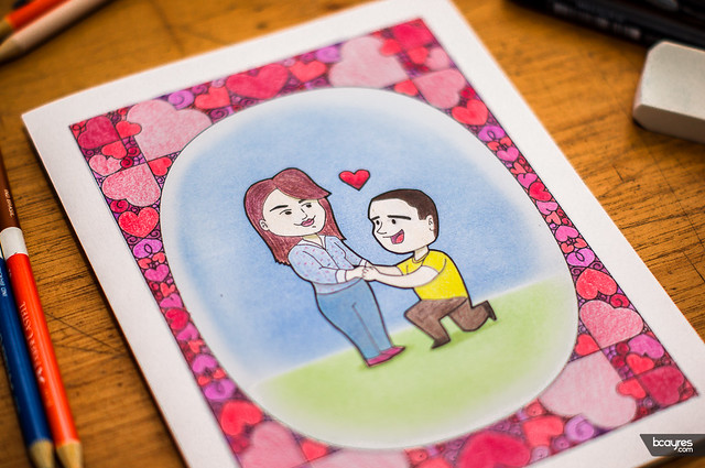 Cartão de Dia dos Namorados