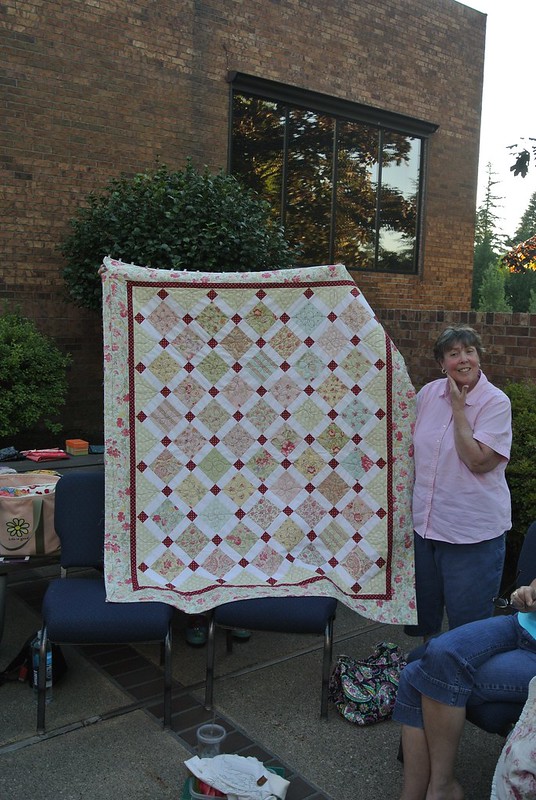Kathy's charm quilt