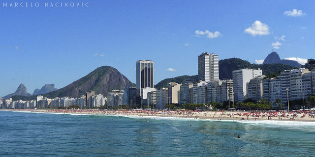 Copacabana no Rio de Janeiro