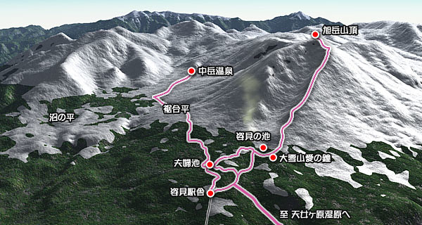 旭岳Map1