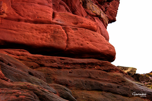 ocean uk greatbritain red sea cliff colour beach nature stone canon photography coast scotland photo sandstone photos unitedkingdom picture cliffs arbroath redstone canon60d eos60d geronimopics