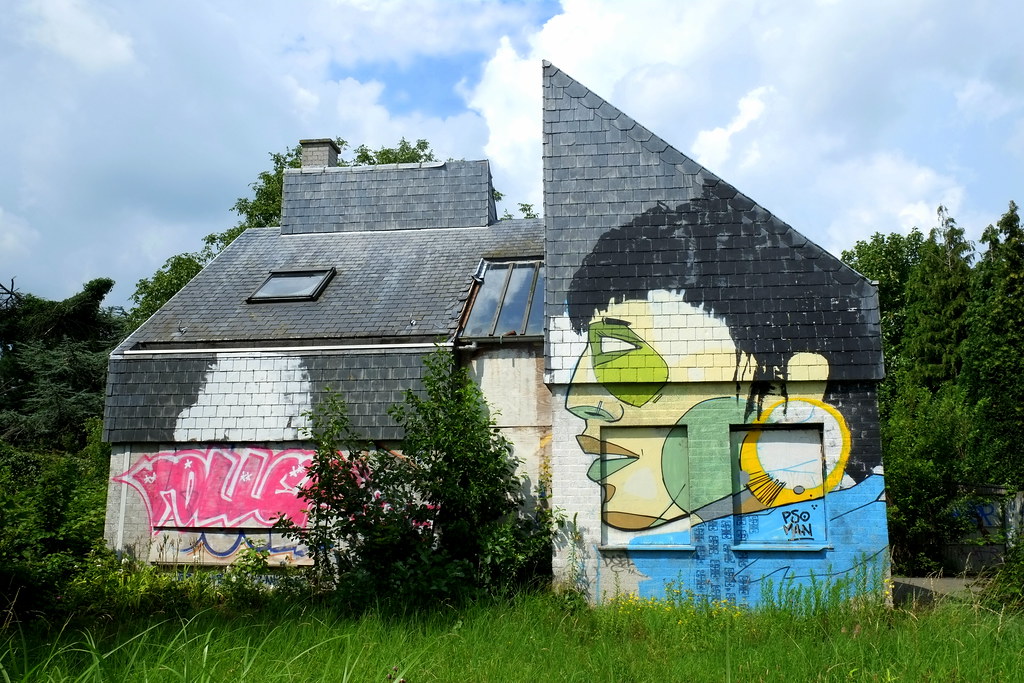 mural | pso man | ghosttown doel . belgium