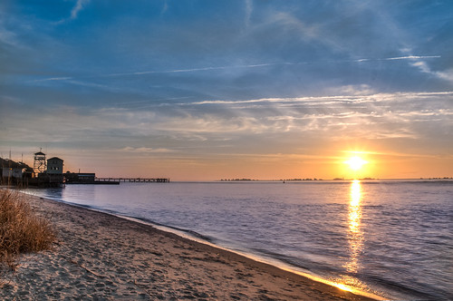 beach sunrise nc southport