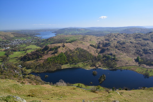 View towards Windermere from the Fairfield Horseshoe
