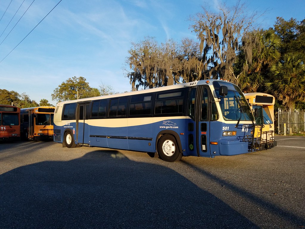 Retired Gainesville RTS Buses
