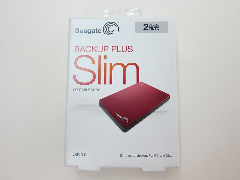 Seagate Backup Plus Slim - Box Front