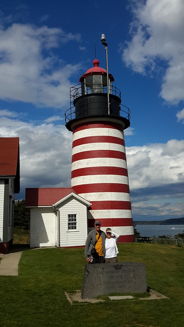 West Quoddy Head lighthouse - easternmost point in the U.S.