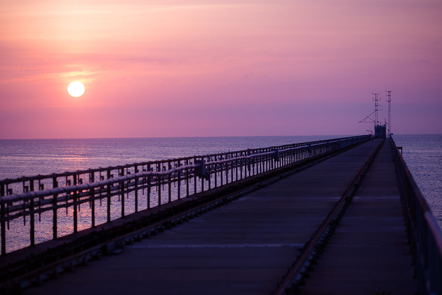 Sunrise on the pier