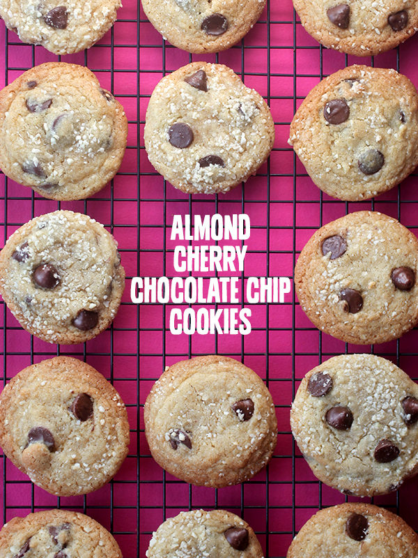Almond Cherry Chocolate Chip Cookies