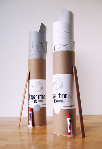 Folded Paper Rhino Kit