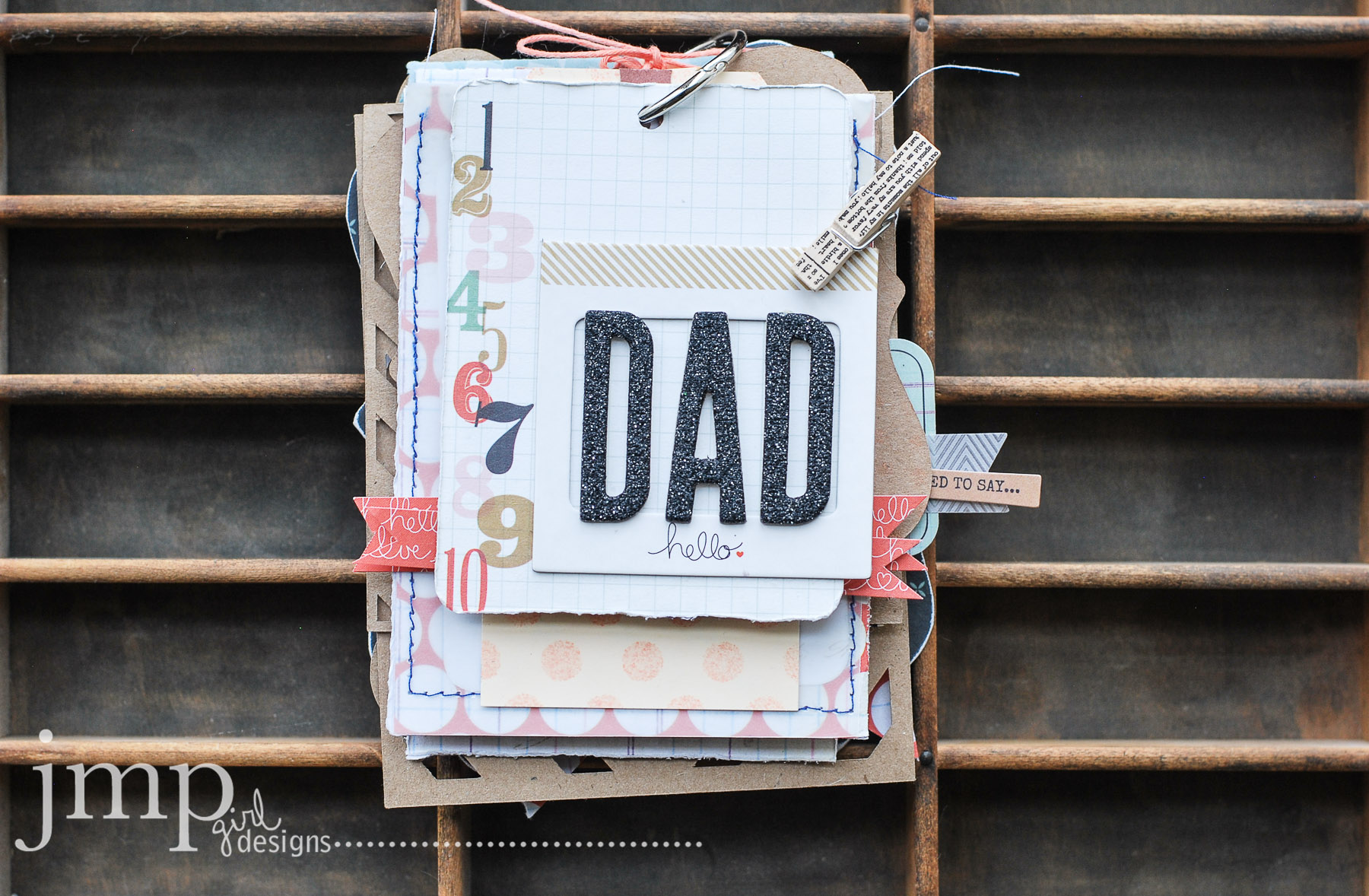 Father's Day Tag Album for Pink Paislee @pinkpaislee @jamiepate #switchboard