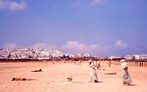 africa city beach 1970s tangier