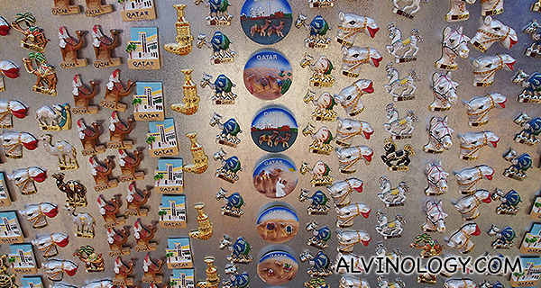 Qatari themed fridge magnets 