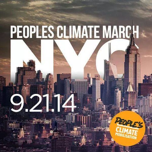 People's Climate March button