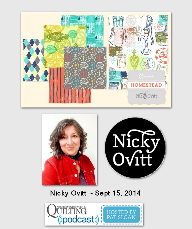 American Patchwork and Quilting Pocast Nicky Ovitt Sept 2014