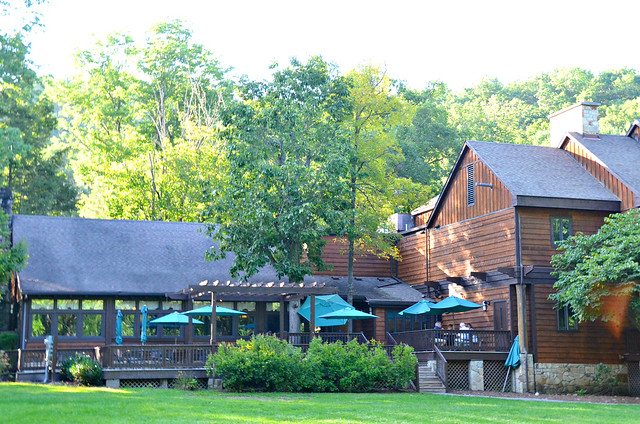 You can sit inside or out when you take Mom for a nice family meal at The Restaurant at Hungry Mother State Park