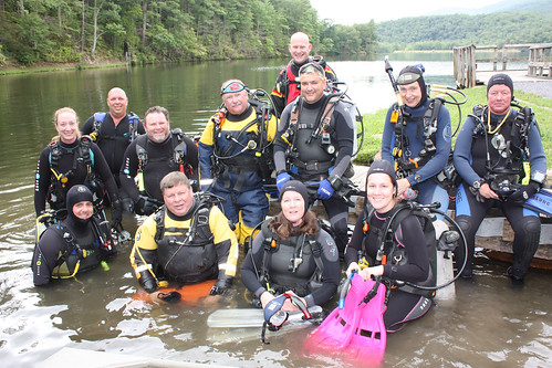 "Invasion Defense Team" - Volunteer team from Diving Enterprises, Ltd in  Salem, Virginia at Douthat State Park