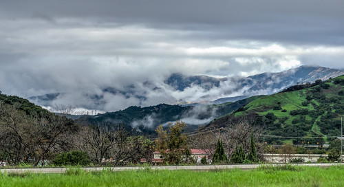 california hdr nikon nikond5300 ojai topatopamountains clouds geotagged green mountains sky storm tree trees unitedstates miramonte
