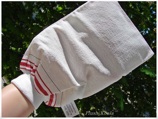Шелковые рукавички Kese для пилинга тела и лица + турецкое мыло-бельди DSC00054