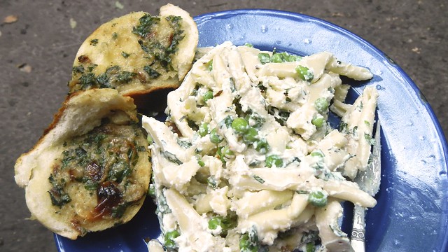 Ricotta Pasta and Garlic Bread in the Woods 25